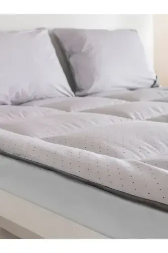 100% PURE BAMBOO HYPOALLERGENIC DOUBLE BED SLEEP SET GREY - 7