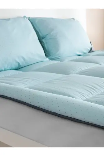100% PURE BAMBOO HYPOALLERGENIC DOUBLE BED SLEEP SET MAT - 8