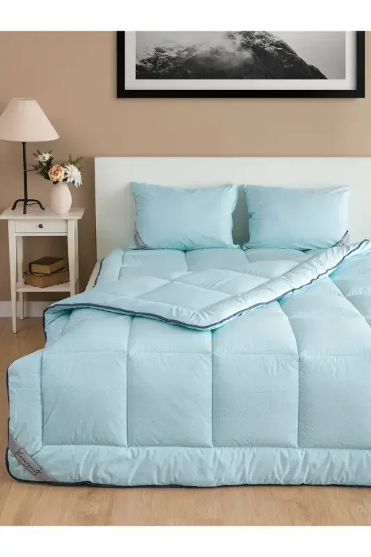 100% PURE BAMBOO HYPOALLERGENIC DOUBLE BED SLEEP SET MAT - 4