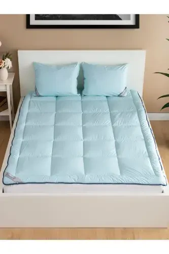 100% PURE BAMBOO HYPOALLERGENIC DOUBLE BED SLEEP SET MAT - 6