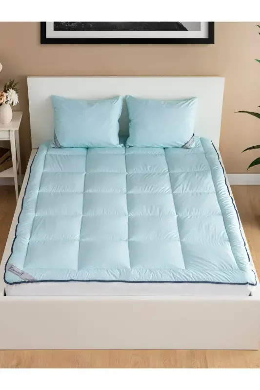 100% PURE BAMBOO HYPOALLERGENIC DOUBLE BED SLEEP SET MAT - 6