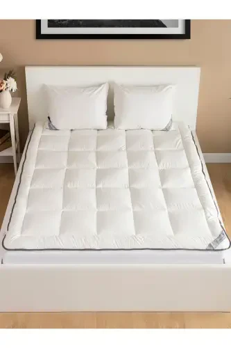 100% PURE BAMBOO HYPOALLERGENIC DOUBLE BED SLEEPING SET CREAM - 5