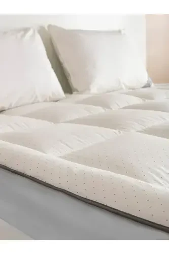 100% PURE BAMBOO HYPOALLERGENIC DOUBLE BED SLEEPING SET CREAM - 7