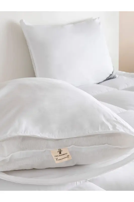 100% PURE BAMBOO HYPOALLERGENIC DOUBLE DUVET COVER SET WHITE-white - 17