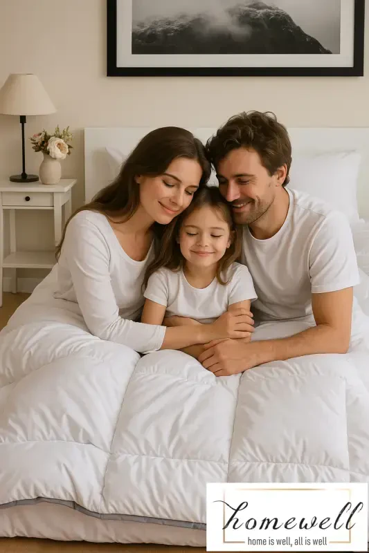 100% PURE BAMBOO HYPOALLERGENIC DOUBLE DUVET COVER SET WHITE-white - Modazone