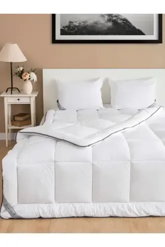100% PURE BAMBOO HYPOALLERGENIC DOUBLE DUVET COVER SET WHITE-white - 4