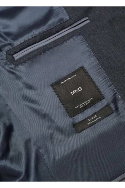 100% Pure Wool Blazer Jacket - 6