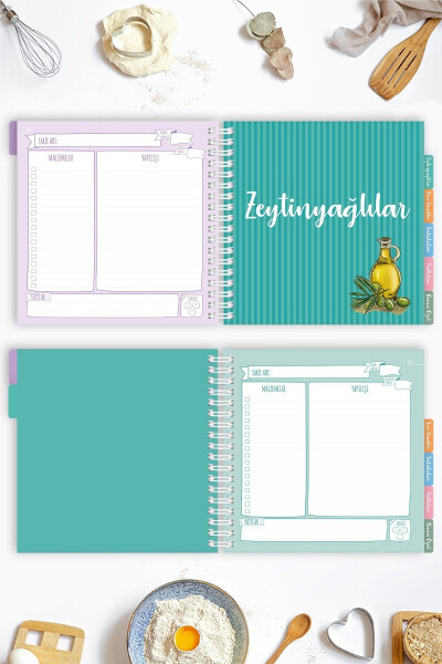 100 Recipe Cookbook Spiral Bound - 20