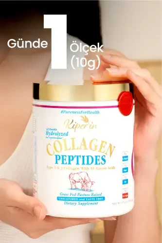 %100 Saf Ve Doğal Yüksek Biyoaktif Çift Hidrolize Kolajen Peptitler içeren Diyet Takviyesi(50günlük) - 4