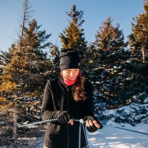 100% шерстяная шапка-бини из мериноса - мужская и женская теплая зимняя шапка - шапка-подшлемник - тук - 6