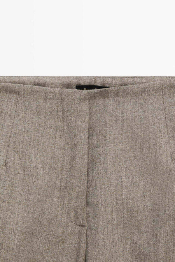 100% wool straight fit pants. - 7