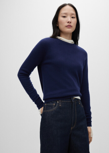 100% wool sweater - Ecru - 21