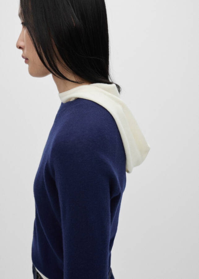 100% wool sweater - Ecru - 23