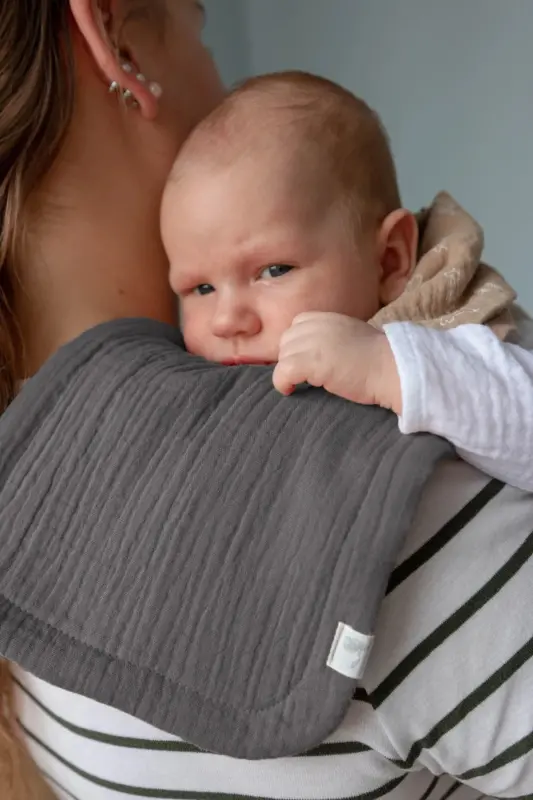 100% хлопковая 8-слойная муслиновая ткань. 4 шт., 3 кнопки. - 4