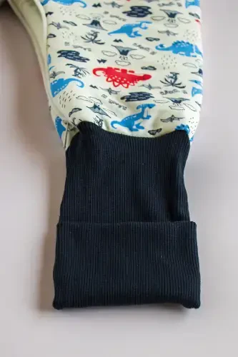 %100 Хлопковый Спальный Мешок Детский И Детский Спальный Мешок - 1,5 Тог, На Молнии, Длинная Резинка - Белый - 7