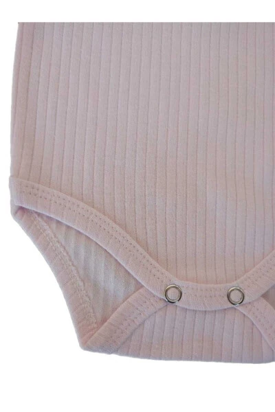 %100 Хлопок 3'lı Кнопка Body Zıbın / Хлопковый Детский Майка / Детские Кнопки / Органический - KA-HA GIYIM (1)