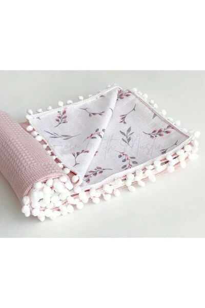 %100 Хлопок Многофункциональное Двухслойное Муслиновое Одеяло (80X100) - FG STORE