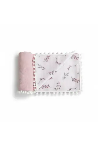 %100 Хлопок Многофункциональное Двухслойное Муслиновое Одеяло (80X100) - FG STORE (1)