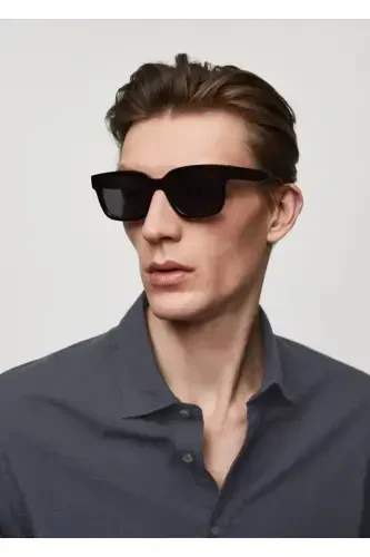 %100 хлопок вафельная рубашка - темно-синий - 7