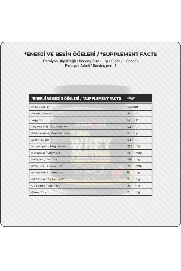 100% zardob oqsili kukun, 420 gr, 14 ta porsiyalar, qulupnay lazzatli - 2