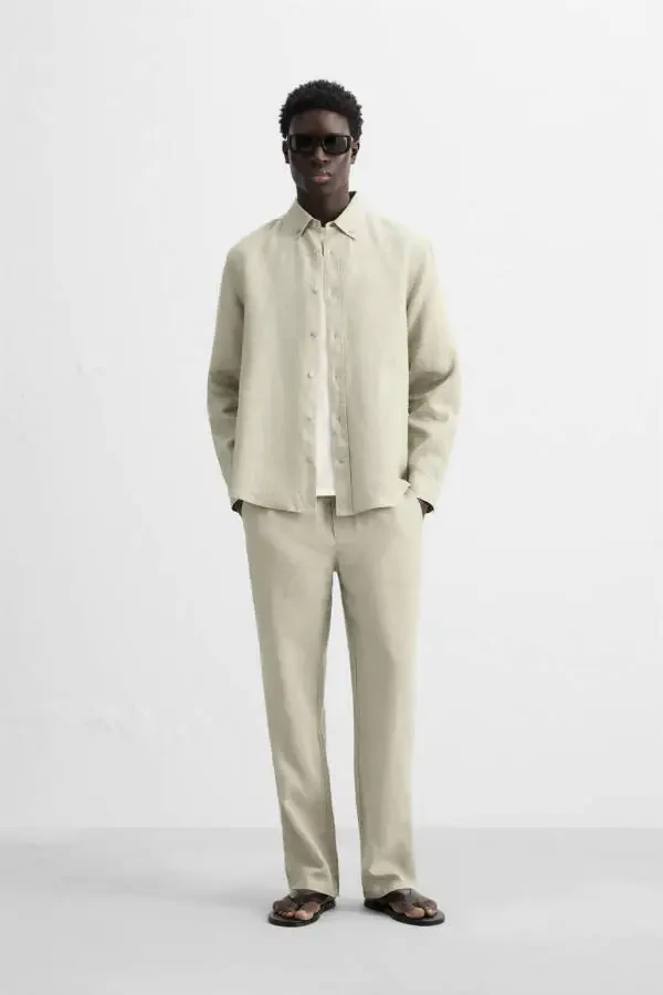 100% ZIG'IR KO'YLAK - Och bej - 1