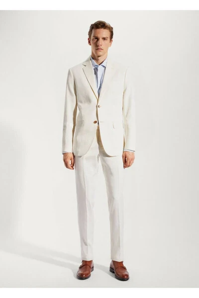 100% Zig‘ir mato blazer ko‘ylagi - MANGO MAN (1)