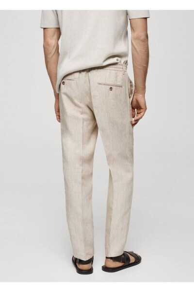 100% Zig'ir Slim Fit Chiziqli Shim - 4