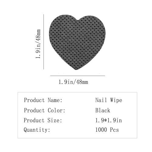 1000 Adet Tüy bırakmayan Tırnak Temizleme Bezi, Kirpik Uzatma Malzemeleri İçin Oje Çıkarıcı Bezler, Kirpik Yapıştırıcı Bezleri, Kirpik Uzatma Yapıştırıcı Bezleri, Jel Oje Çıkarıcı İçin Tırnak Bezleri, Kirpik Yapıştırıcı Temizleme Pedleri, Siyah - 2