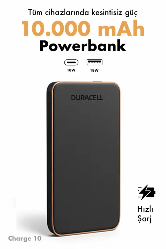 10,000mAh Power Bank - DURACELL