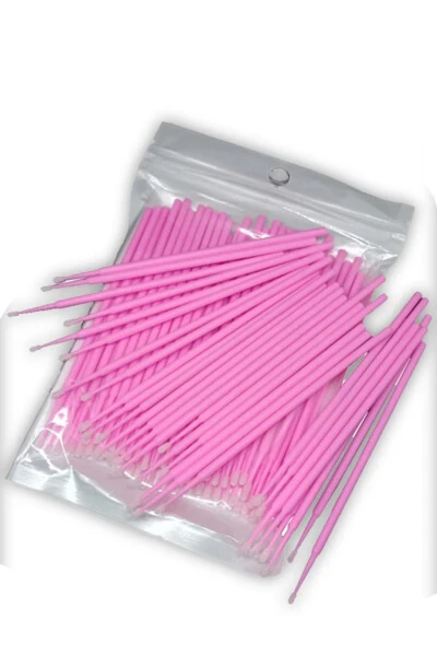 100Pcs Silk Eyelash Microblading Permanent Makeup Microbrush Brush - ARMONİKONYA