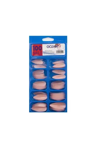 100's Boxed Stiletto False Nail 121-pink 