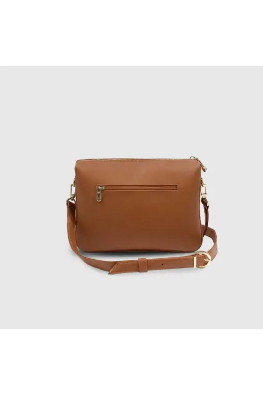 101010043 Women's Shoulder & Crossbody Bag-Tan - 3
