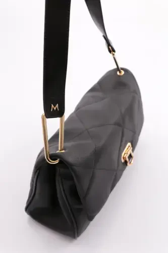 101010101 Женская Сумка Через Плечо и Руку - ЧЕРНЫЙ - 4