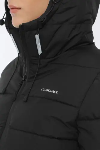 101044533 Sn31 Apreskı Coat Kadın Mont Mont-SIYAH SIYAH - 3