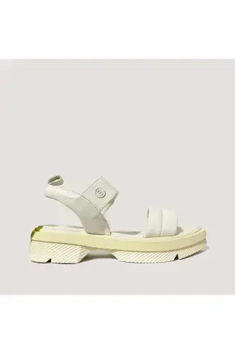 1020 Women's Leather Sandals - White - 37 - 1