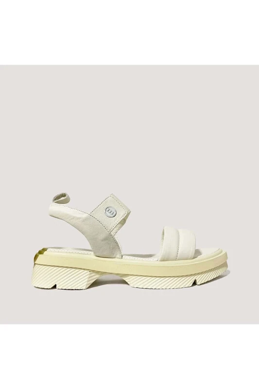 1020 Women's Leather Sandals - White - 37 - 1