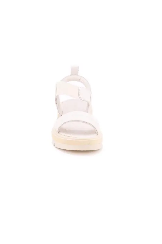 1020 Women's Leather Sandals - White - 37 - 3