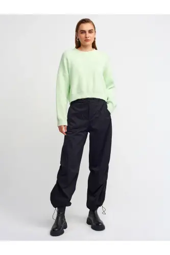 10276 Bisiklet Yaka Kazak-mint-Mint - 4