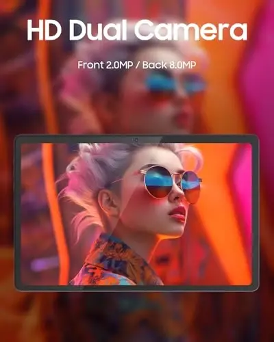 10.4 inç Tablet Klavye Kılıfı Fare ve Kalemli Android 13 Tablet 2'si 1 Arada Tablet Seti 16GB+128GB 1TB Artırılabilir Tablet PC 10.4