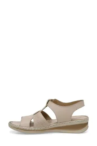 105126.Z4FX Beige Women's Comfort Sandal - 3