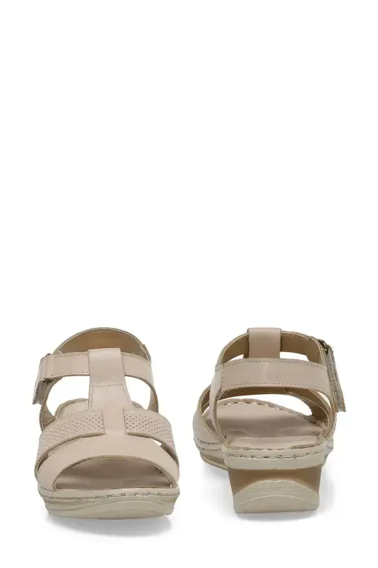 105126.Z4FX Beige Women's Comfort Sandal - 5