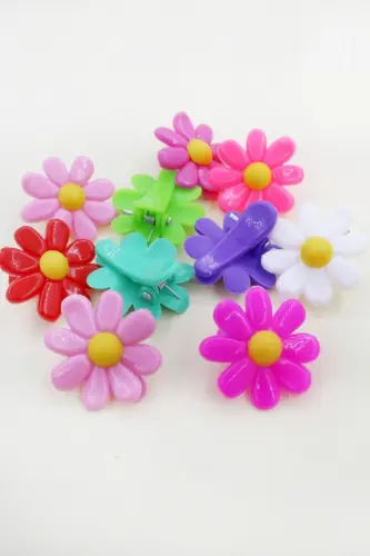 10’lu Renkli Papatya Toka Seti - Color daisy - 3