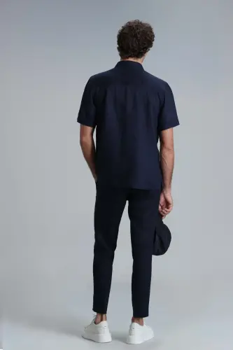 111190328 Karl Spor Erkek Chino Pantolon Slim Fit Erkek Pantolon LACİVERT-Lacivert - 7