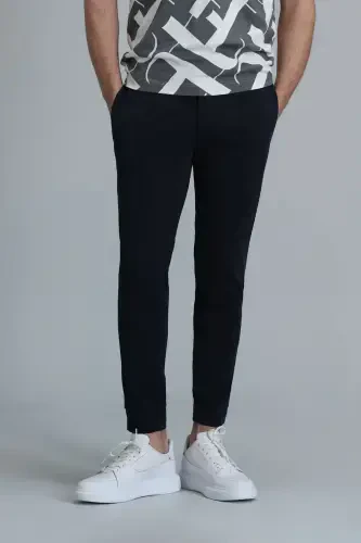 Pito Jogger Pantolon Tailored Fit Lacivert-Lacivert - LUFIAN (1)