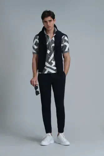 Pito Jogger Pantolon Tailored Fit Lacivert-Lacivert - 5