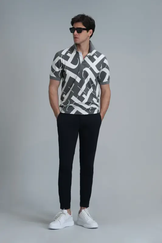 111190330 Pito Jogger Pants Tailored Fit Men's Pants NAVY-Navy - 4