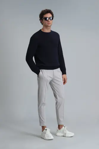 111190330 Pito Jogger Pants Tailored Fit Men's Pants STONE-Stone - 1