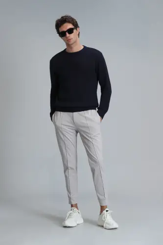 111190330 Pito Jogger Pants Tailored Fit Men's Pants STONE-Stone - 5