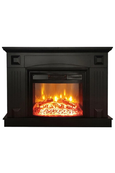 1116s 1800w Decorative Electric Fireplace with Bluetooth and Sound Effects - 1