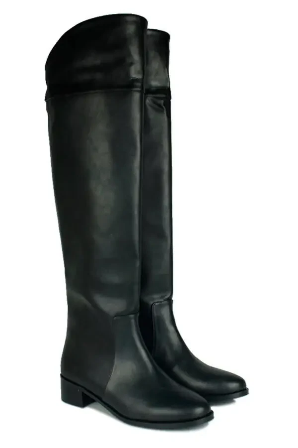 111760 014 Women's Black Large & Small Size Boots - 3